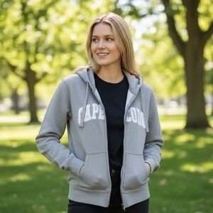 Cuffy's of Cape Cod Gray Womens Hoodie - M